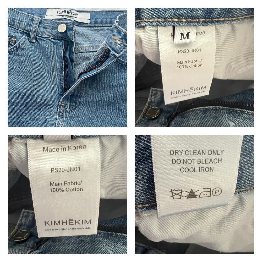 Kimhekim My Uniform Denim Shorts Size M - Picture 4 of 7